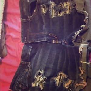 Size 16 American eagle jean shorts